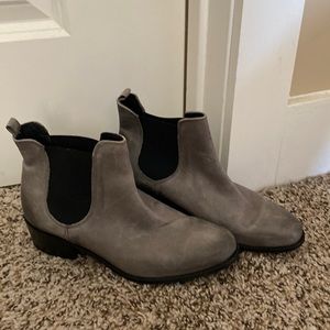 Booties! Gently used. A few scuffs.
